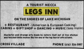 Legs Inn - Aug 1971 Ad